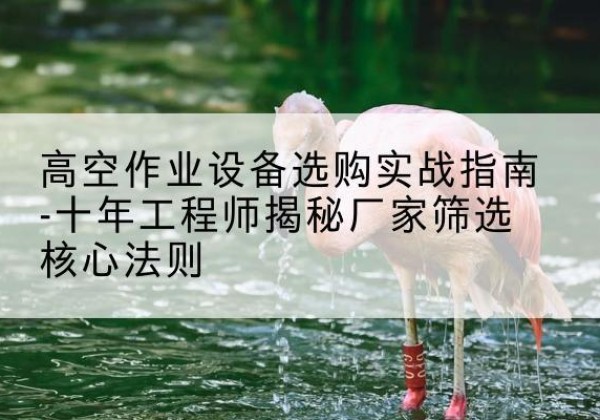 文圣剪叉式升降机厂家-高空作业设备选购实战指南-十年工程师揭秘厂家筛选核心法则